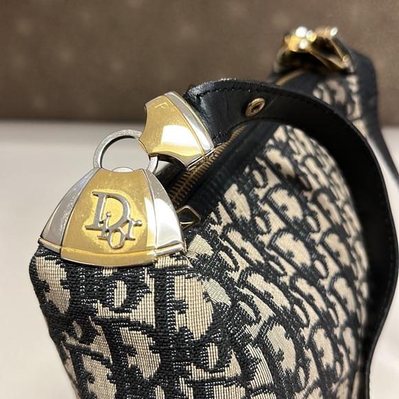 🔥🔥🔥Authentic Vintage Christian Dior Trotter Shoulder Bag - Picture 12 of 16